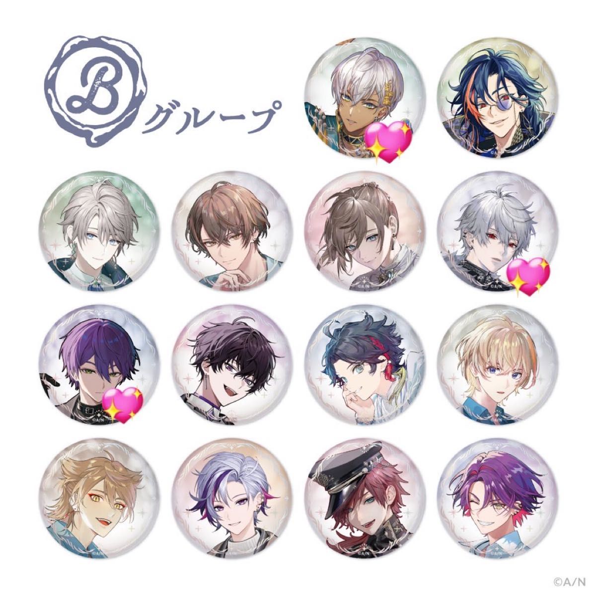にじさんじ ALT OF NIJISANZI ランダムマット箔押し缶バッジ B にじさんじ ALT OF NIJISANZI ランダムマット箔押し缶バッジ B
