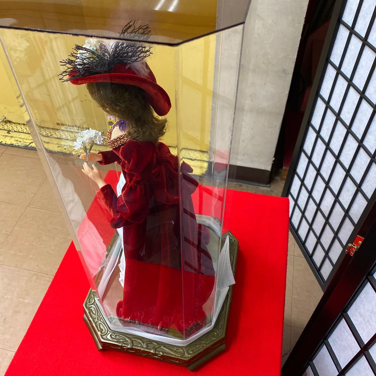 日本超安い 【送料込み】アクリルケース付き 西洋人形 ビスクロマン