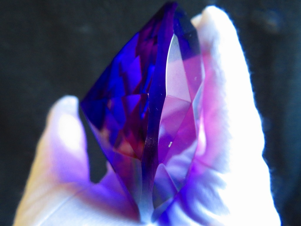 ★超綺麗紫Ｋ9ダイヤモンド水晶★260ｇ_画像2