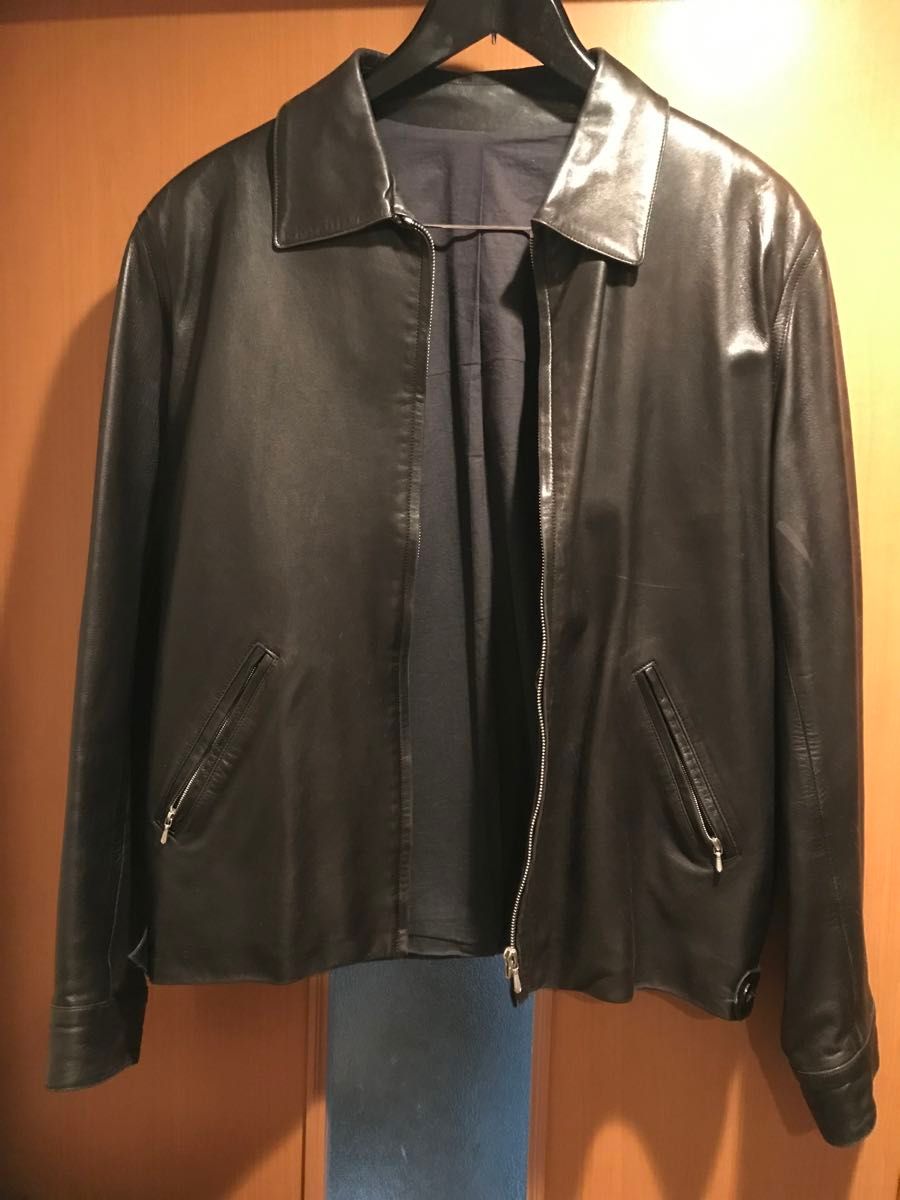 agnes b homme アニエスベー オム 羊革 レザージャケット agnes b homme アニエスベー オム 羊革 レザージャケット