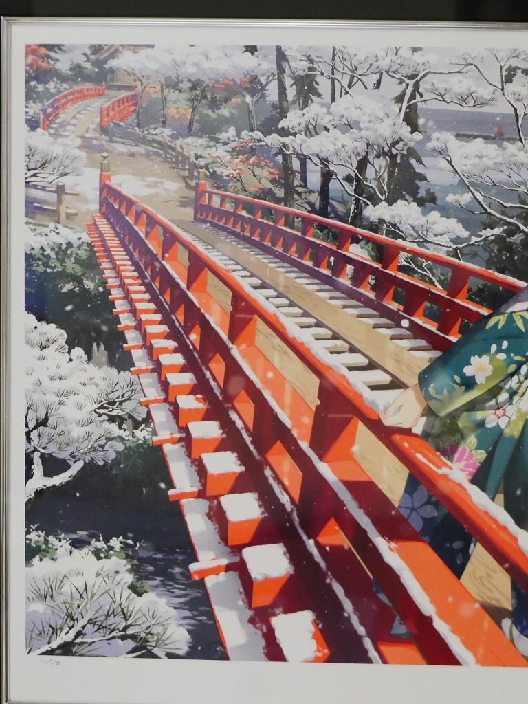 希少 カントク 版画 「三白」 1/50 しずく 絵師100人展 ミクスド 希少 カントク 版画 「三白」 1/50 しずく 絵師100人展 ミクスド