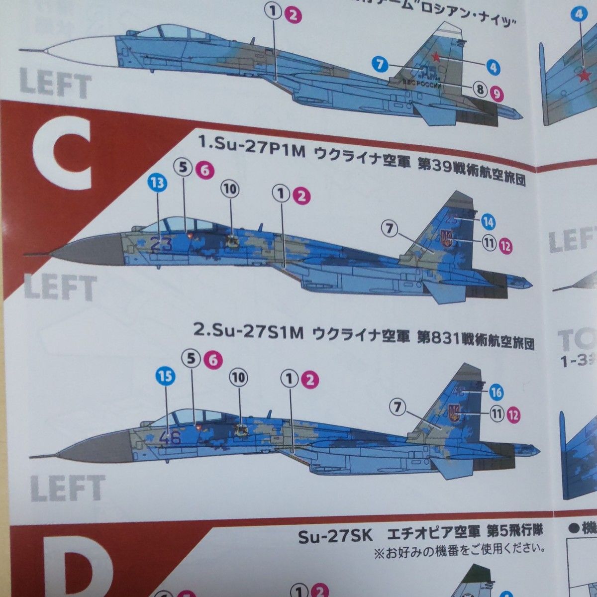 1/144 エフトイズ F-toys フランカーファミリー2 スホーイSu-27 1/144 エフトイズ F-toys フランカーファミリー2 スホーイSu-27