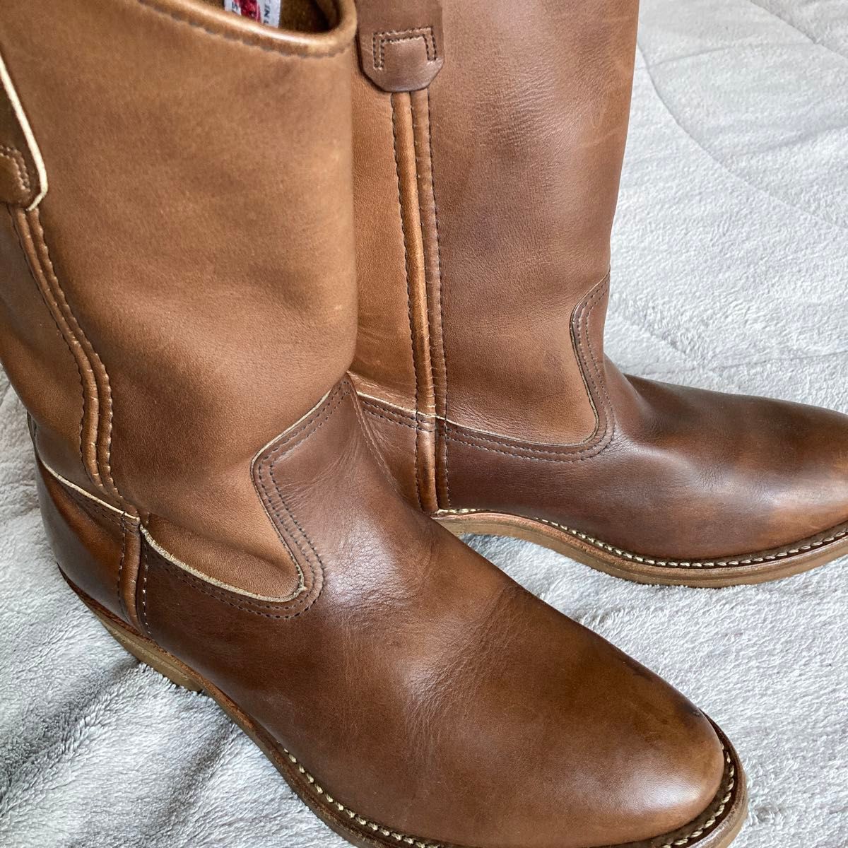 RED WING レッドウィング ペコスブーツ 刺繍羽根タグ ダーク RED WING レッドウィング ペコスブーツ 刺繍羽根タグ ダーク
