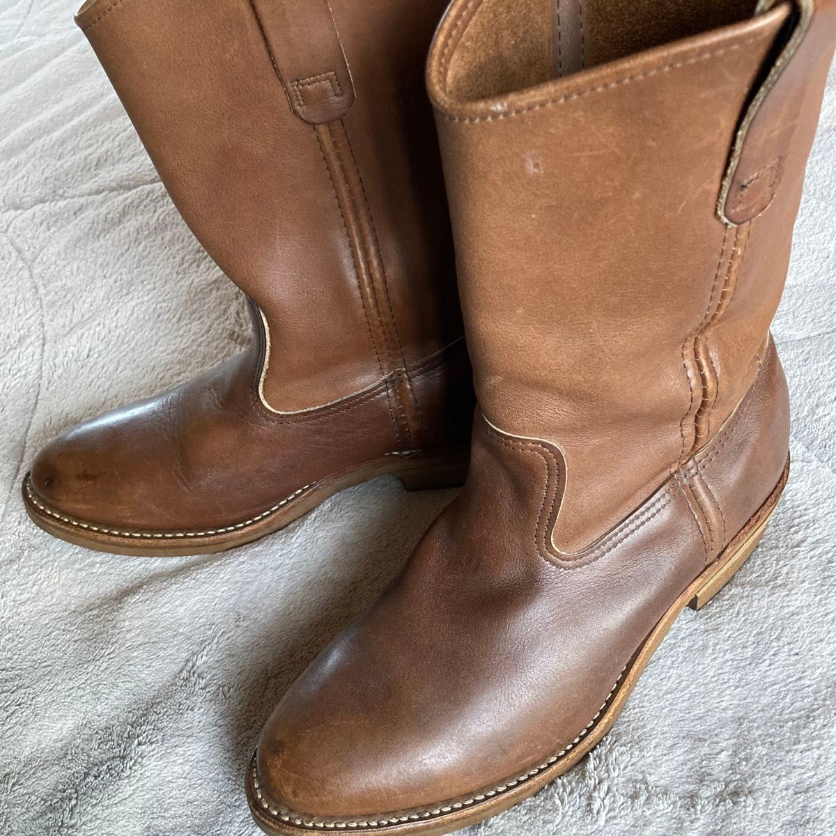 RED WING レッドウィング ペコスブーツ 刺繍羽根タグ ダーク RED WING レッドウィング ペコスブーツ 刺繍羽根タグ ダーク