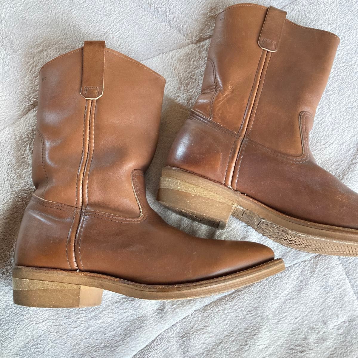 RED WING レッドウィング ペコスブーツ 刺繍羽根タグ ダーク RED WING レッドウィング ペコスブーツ 刺繍羽根タグ ダーク