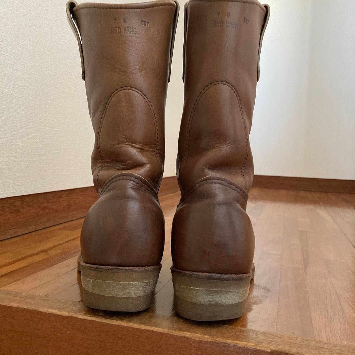 RED WING レッドウィング ペコスブーツ 刺繍羽根タグ ダーク RED WING レッドウィング ペコスブーツ 刺繍羽根タグ ダーク
