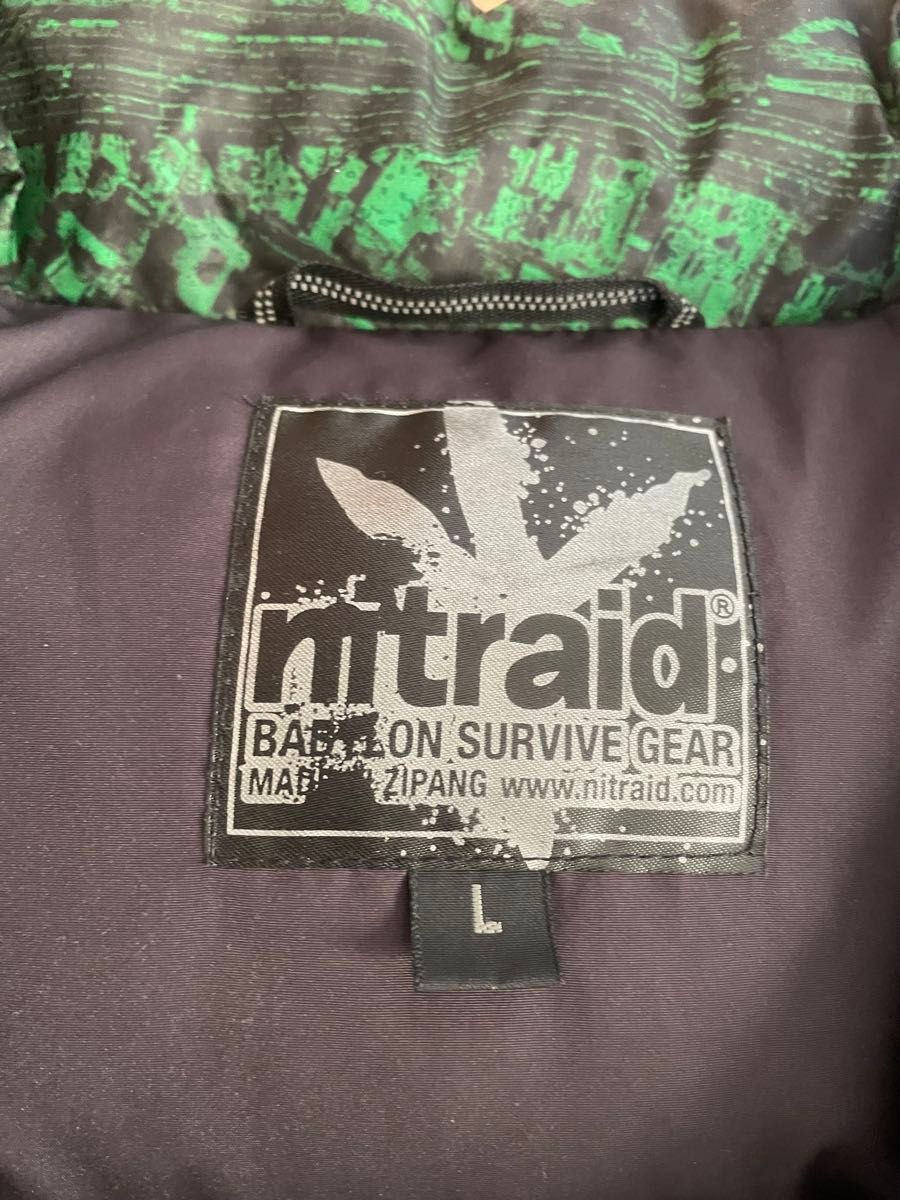 ナイトレイド リアルシティカモ ダウンベスト Lサイズ nitraid ナイトレイド リアルシティカモ ダウンベスト Lサイズ nitraid