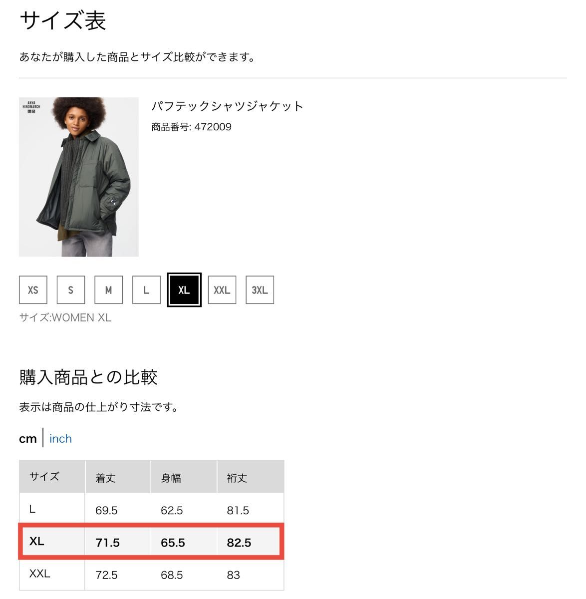 新品・未使用】ユニクロ アニヤ・ハインドマーチ パフテック 新品・未使用】ユニクロ アニヤ・ハインドマーチ パフテック