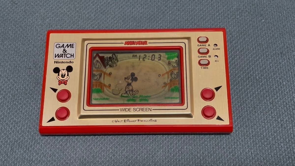 ゲームウォッチ ミッキーマウス 説明書付き ジャンク