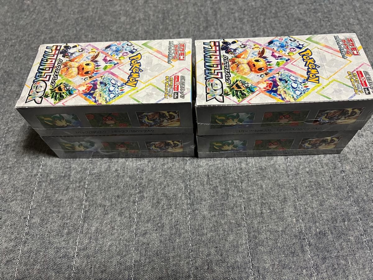 ポケモンカードゲーム テラスタルフェスex シュリンク付 4BOX ポケモンカードゲーム テラスタルフェスex シュリンク付 4BOX