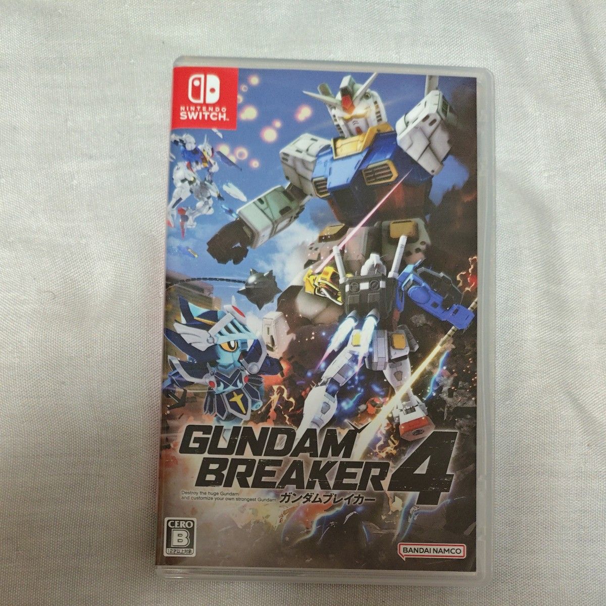 ガンダムブレイカー4 Nintendo Switch ソフト 中古 パッケージ裏 ガンダムブレイカー4 Nintendo Switch ソフト 中古 パッケージ裏