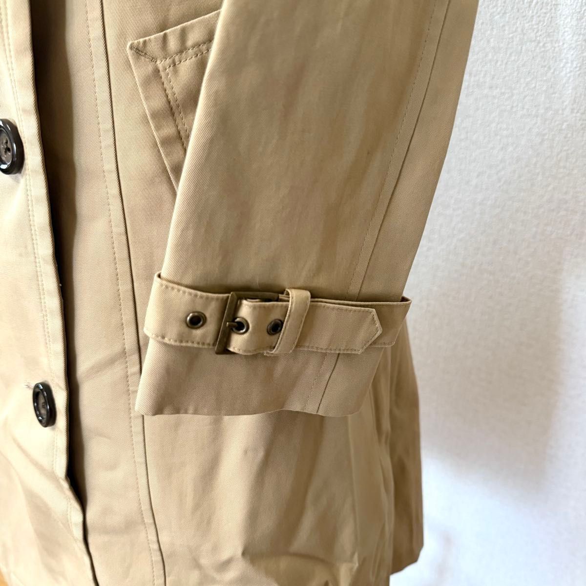 美品 定価35 000円(税抜) トレンチコート ベルト無し アウター 美品 定価35 000円(税抜) トレンチコート ベルト無し アウター