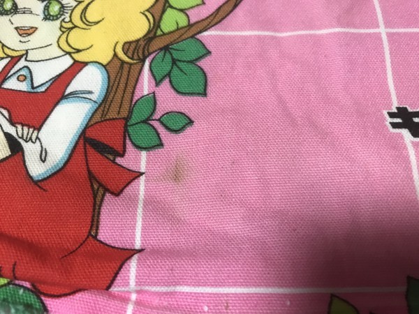 即決 送料無料 キャンディキャンディ 枕カバー いがらしゆみこ 昭和の名作少女マンガ ピンク色