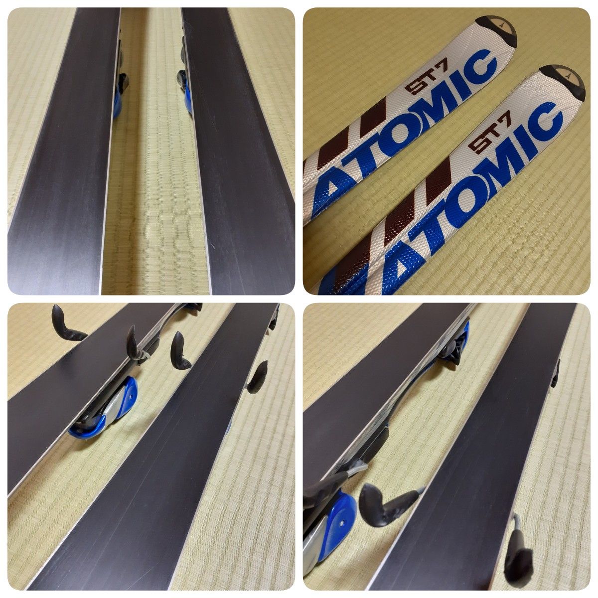 Atomic ST7 スキー板160cm R11 小回りがしやすい板 アトミック製 Atomic ST7 スキー板160cm R11 小回りがしやすい板 アトミック製
