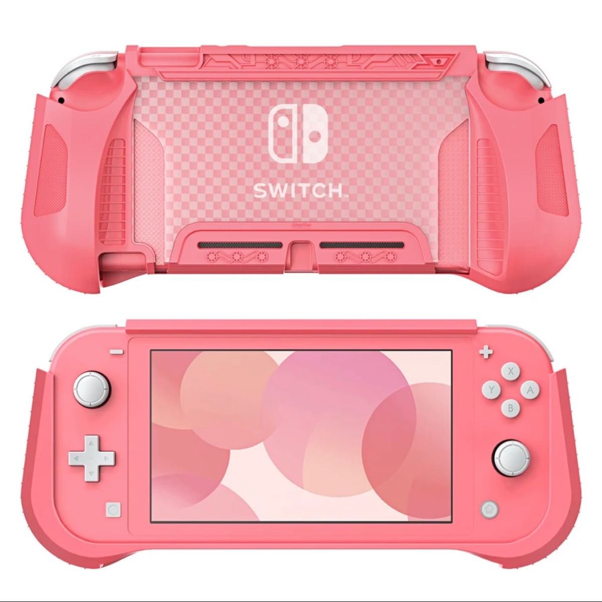 【新品未使用】Nintendo Switch Lite専用 本体カバー ケース コーラルピンク 【新品未使用】Nintendo Switch Lite専用 本体カバー ケース コーラルピンク