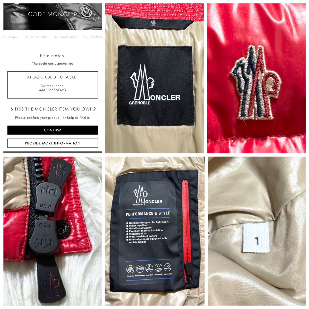 本物 極美品 最高級ライン モンクレール GRENOBLE ARLAZ アラズ 本物 極美品 最高級ライン モンクレール GRENOBLE ARLAZ アラズ