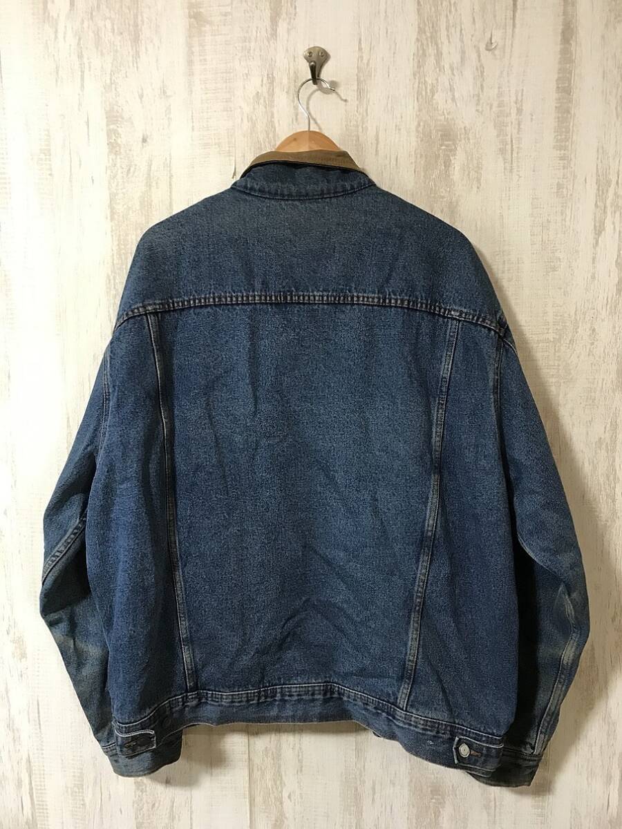 V487☆【ヴィンテージ 古着 襟コーデュロイ デニムジャケット V487☆【ヴィンテージ 古着 襟コーデュロイ デニムジャケット
