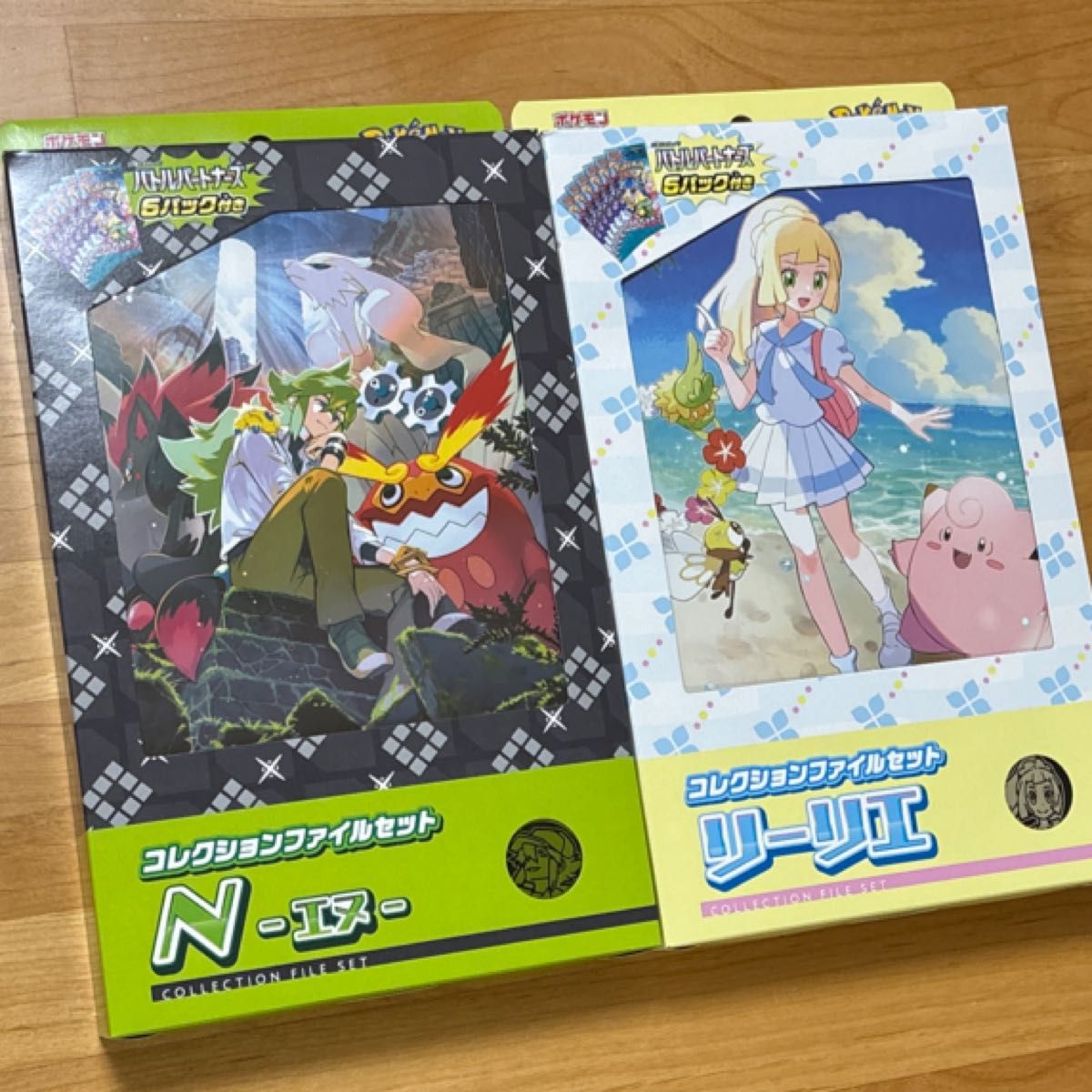 ポケモンカードゲーム コレクションファイルセット リーリエ N ポケモンカードゲーム コレクションファイルセット リーリエ N