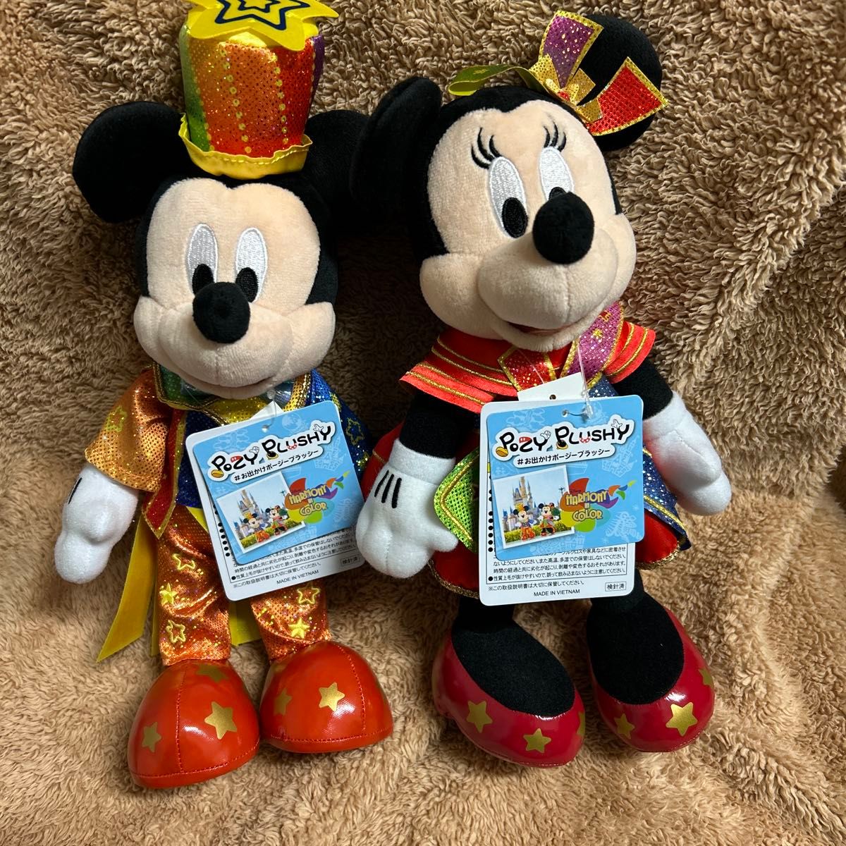 ディズニーランド40周年 ハーモニーインカラー ミッキー ミニー ディズニーランド40周年 ハーモニーインカラー ミッキー ミニー