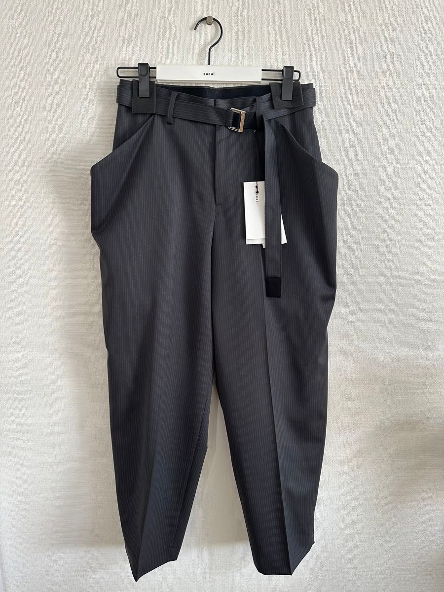 sacai 25SS DoeskinPants 黒 サイズ1【新品未使用 】サカイ sacai 25SS DoeskinPants 黒 サイズ1【新品未使用 】サカイ
