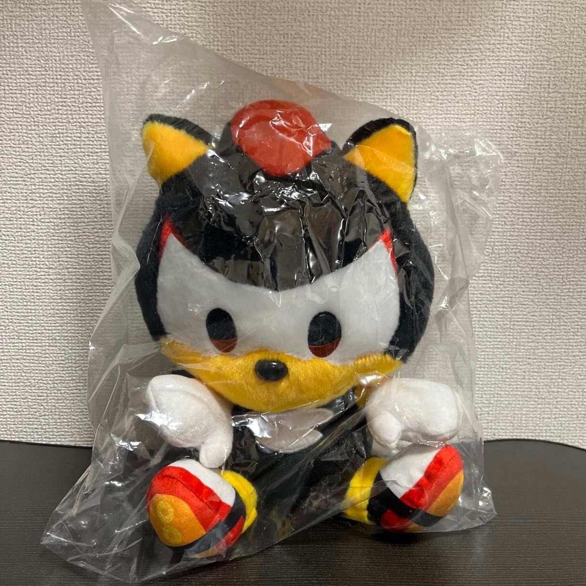 新品タグ付き】SONIC & FRIENDS ぬいぐるみM シャドウ ソニック 新品タグ付き】SONIC & FRIENDS ぬいぐるみM シャドウ ソニック