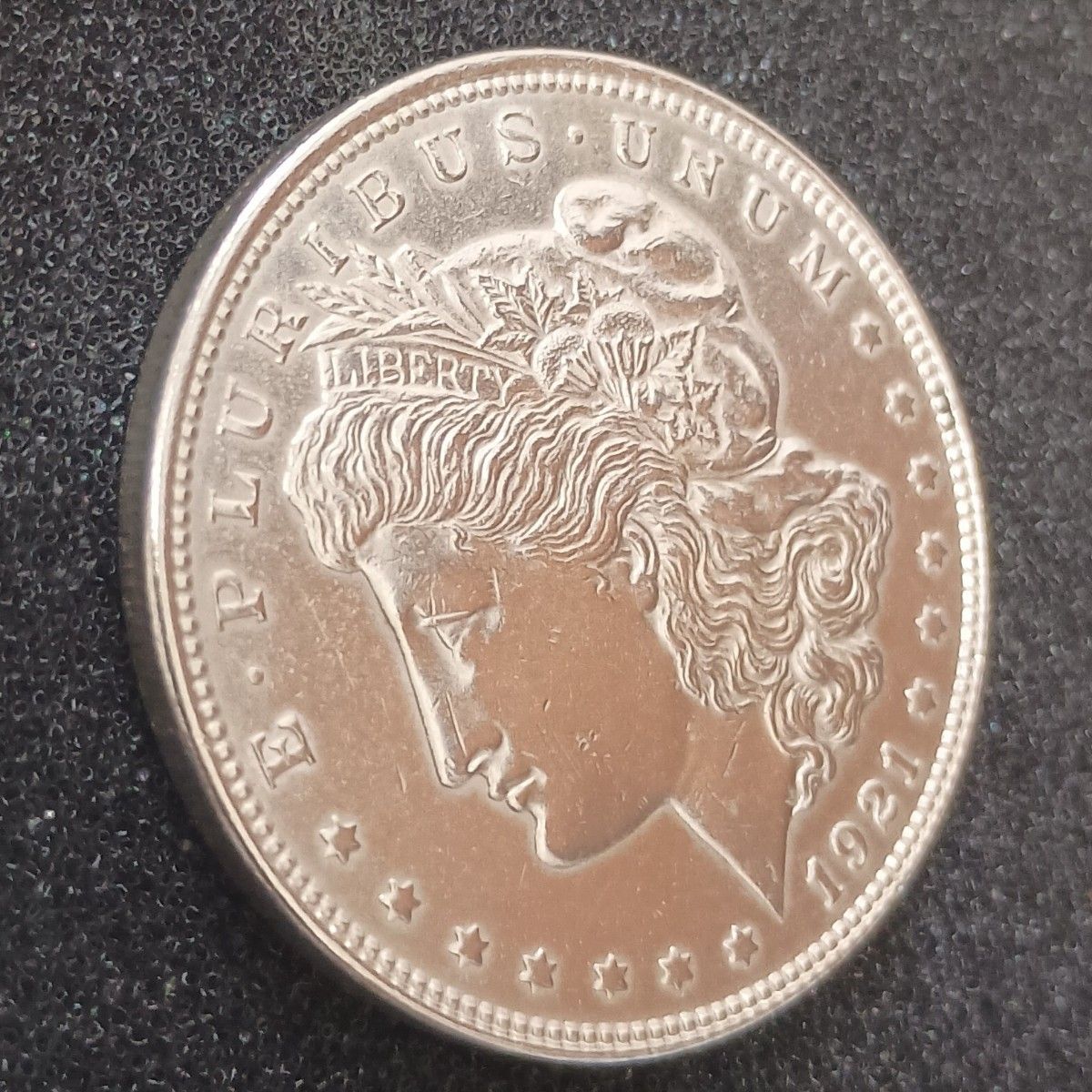 1921年製 モルガンダラー銀貨 USA 1ドル硬貨ミントマークなし 1921年製 モルガンダラー銀貨 USA 1ドル硬貨ミントマークなし