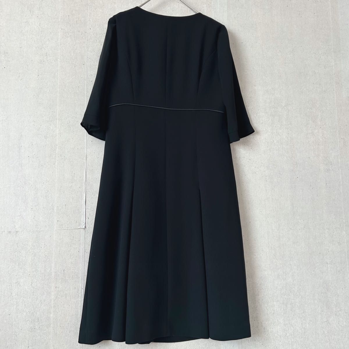 アオキ ブラックフォーマル ワンピースセットアップ 礼服 黒 アオキ ブラックフォーマル ワンピースセットアップ 礼服 黒