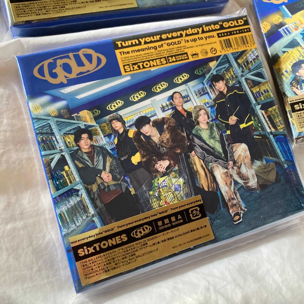 SixTONES GOLD 3形態 CD+DVD 全特典付き|Yahoo!フリマ(旧 SixTONES GOLD 3形態 CD+DVD 全特典付き|Yahoo!フリマ(旧