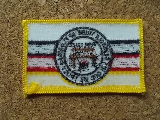 70s セミノール族 フロリダSEMINOLE TRIBE OF FLORIDA ビンテージ刺繍ワッペン/スーベニア部族パッチ旅行インディアン土産ネイティブ_画像5