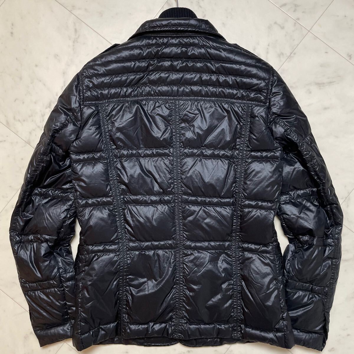 6 MONCLER DUBBO ダウンジャケット XXL 黒 レイヤード風 本物 6 MONCLER DUBBO ダウンジャケット XXL 黒 レイヤード風 本物