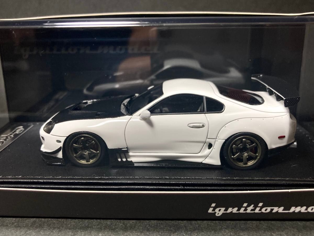 1/43 Toyota Supra (JZA80) RZ White イグニッションモデル 1/43 Toyota Supra (JZA80) RZ White イグニッションモデル