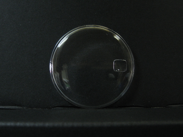 社外 シチズン オートデーター7 プラ風防内L φ36.26(実測36.27)/CITIZEN Auto-dater7 Watch glass(54-0119) _画像2