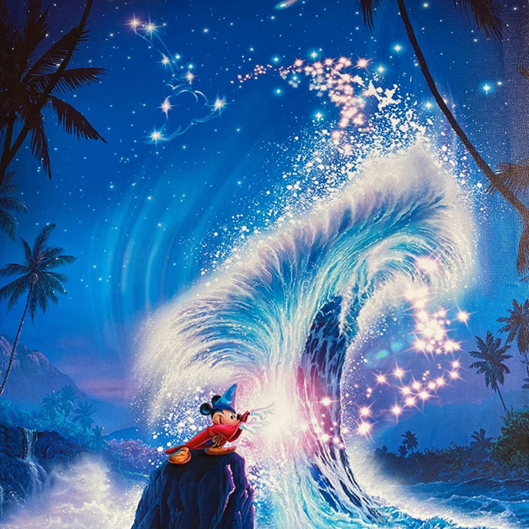 クリスチャン・リース・ラッセン ファンタジア 大サイズ木枠付き クリスチャン・リース・ラッセン ファンタジア 大サイズ木枠付き