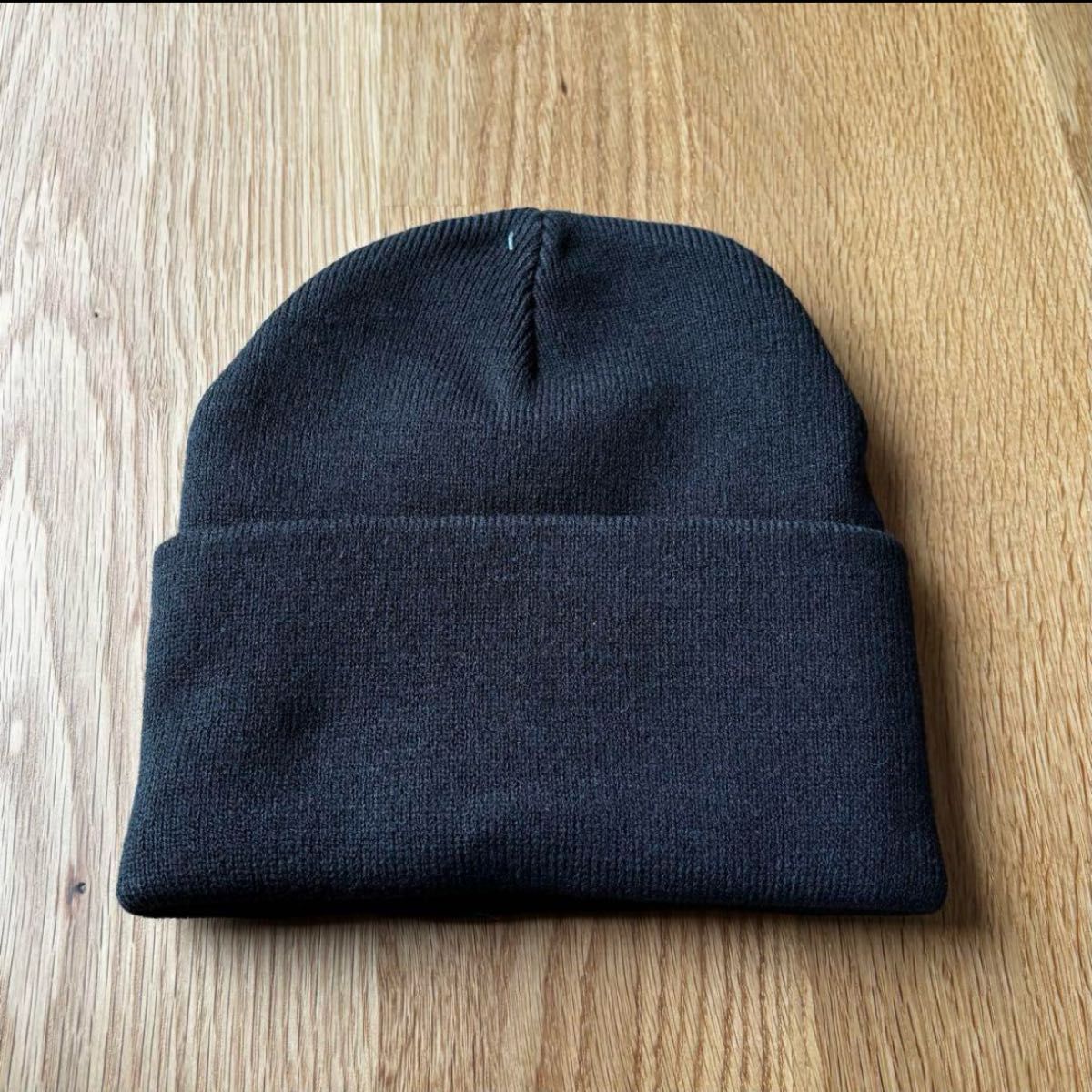 ステューシー】【超美品】【人気】Stussy 黒 ニット帽 ロゴ刺繍 ステューシー】【超美品】【人気】Stussy 黒 ニット帽 ロゴ刺繍