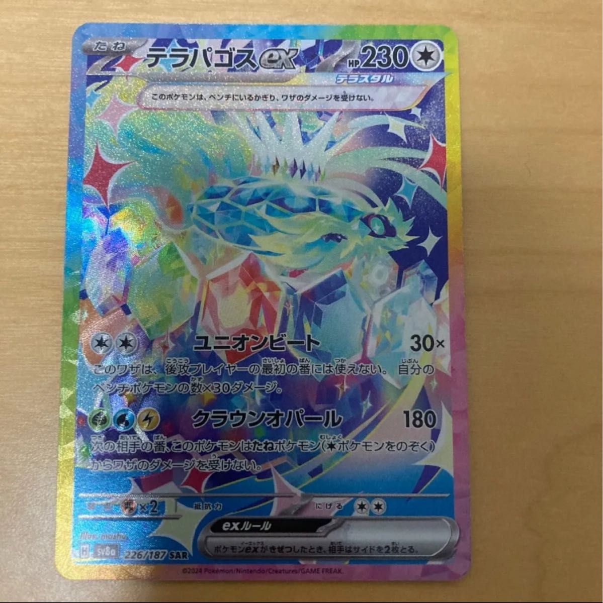 テラパゴスex SAR テラスタイルフェスex ポケモンカード|Yahoo テラパゴスex SAR テラスタイルフェスex ポケモンカード|Yahoo