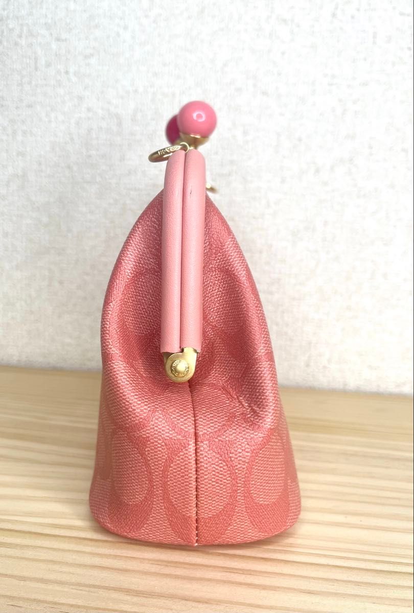 タグ付き未使用 COACH コーチ がま口 ショルダーバッグ 鞄 タグ付き未使用 COACH コーチ がま口 ショルダーバッグ 鞄