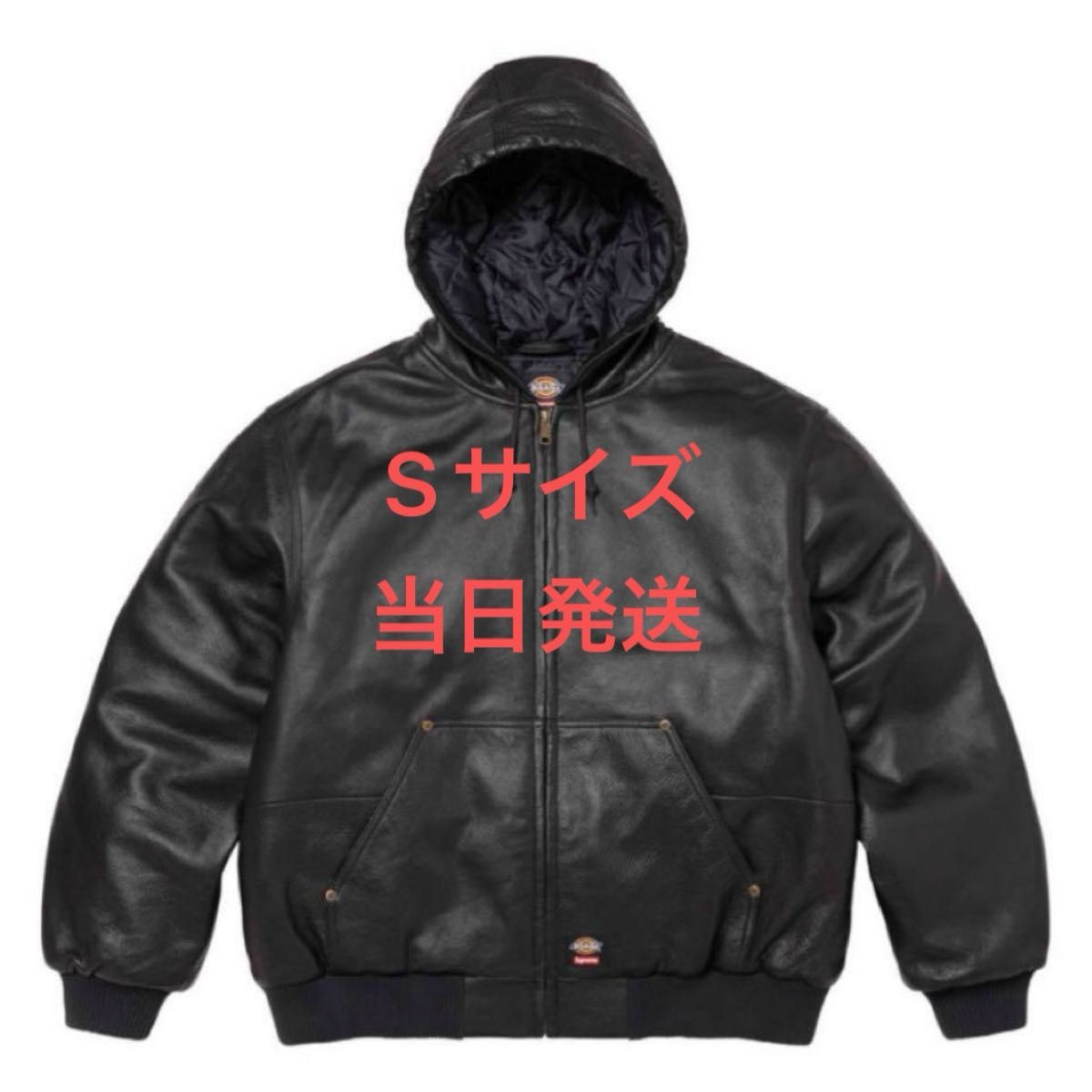 Supreme x Dickies Hooded Leather Work Jacket Supreme x Dickies Hooded Leather Work Jacket