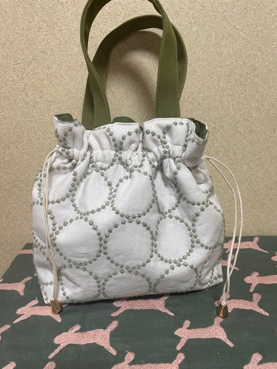 ミナペルホネンハンドメイド巾着バッグ ミナペルホネン ハンドメイド 巾着バッグ 巾着 バッグ その他バッグ