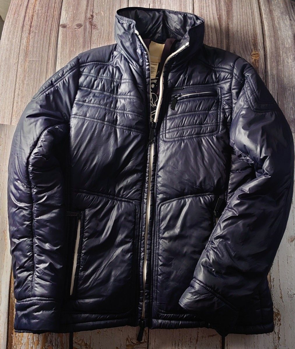 Diesel キルティングライダースジャケット 美品 ネイビー サイズM