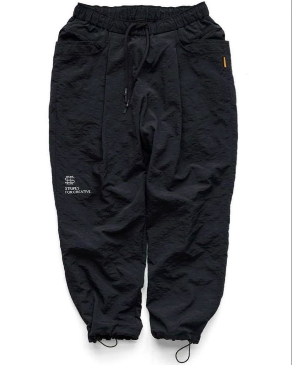 SEE SEE x S F C Stitched Wide Tapered Nylon Pants SEE SEE x S F C Stitched Wide Tapered Nylon Pants