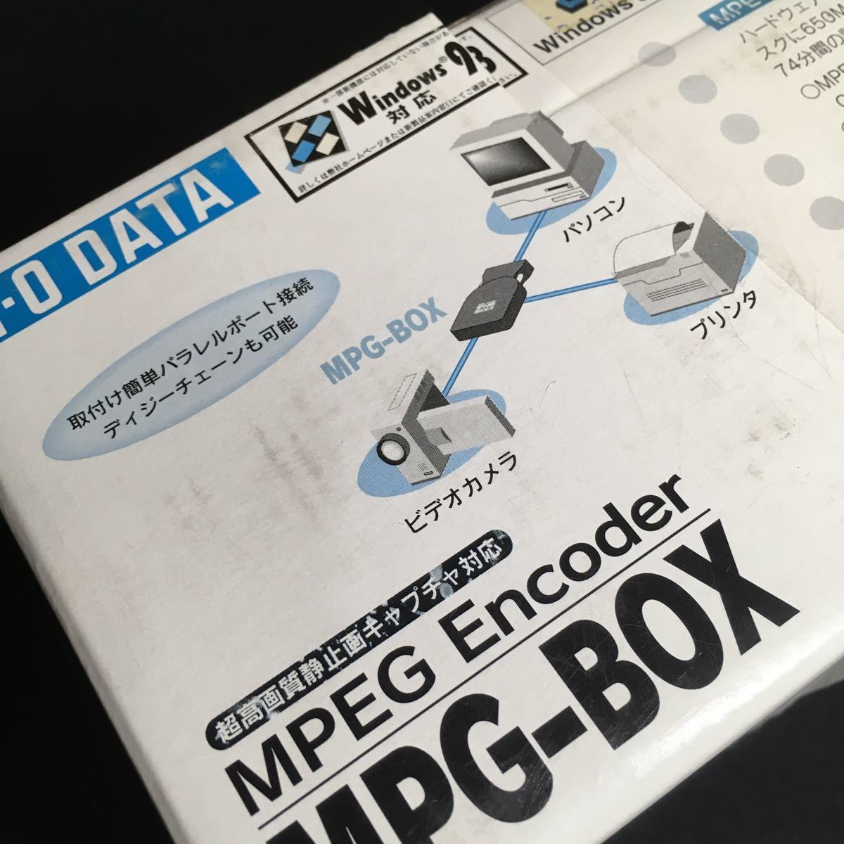 未使用 I-O DATA アイ・オー・データ MPG-BOX MPEGエンコーダ 超高画質キャプチャ_画像5