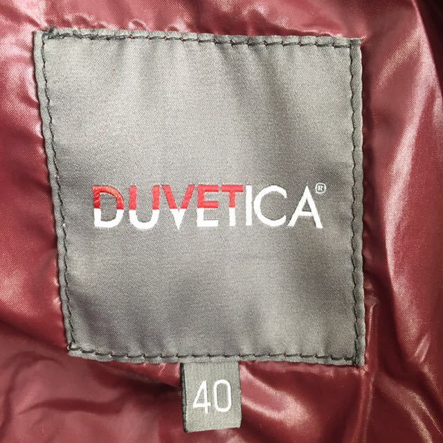 デュベティカ DUVETICA ダウンコート ネイビー サイズ40 フード あたたかい レディース_画像6