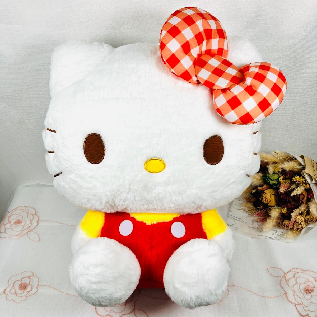 新品 タグ付き サンリオ ハローキティ ギンガムチェックリボン 新品 タグ付き サンリオ ハローキティ ギンガムチェックリボン