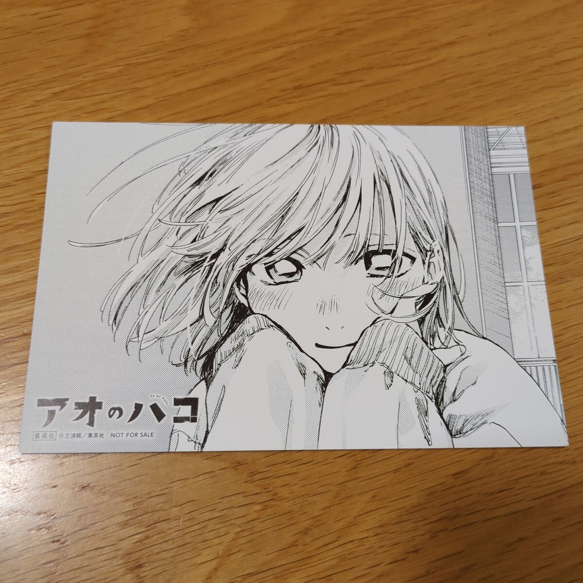 非売品】アオのハコ 18巻 購入特典 イラストカード 三浦糀 鹿野 非売品】アオのハコ 18巻 購入特典 イラストカード 三浦糀 鹿野