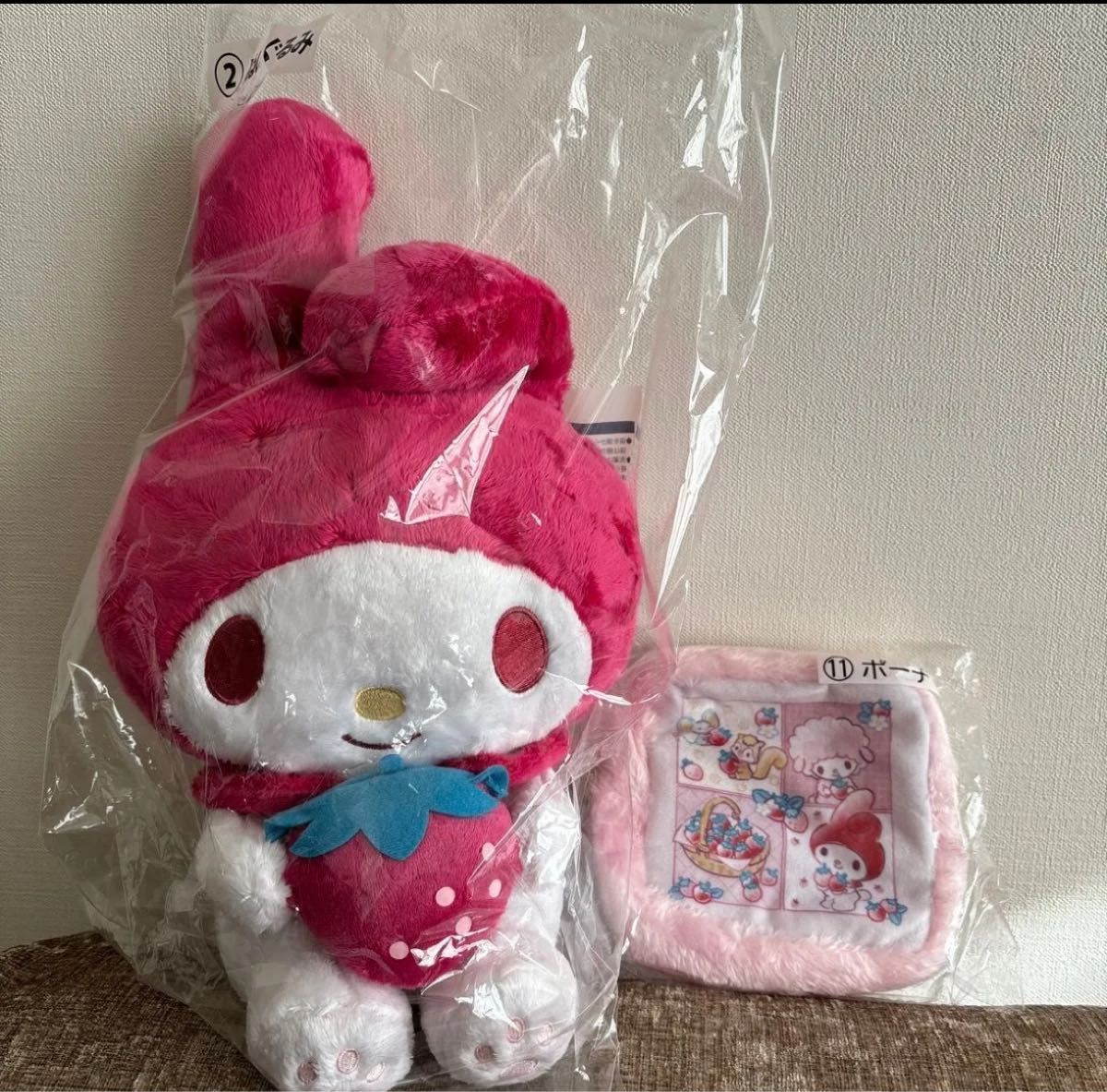 サンリオ 当たりくじ マイメロ マイメロディ ぬいぐるみ ポーチ サンリオ 当たりくじ マイメロ マイメロディ ぬいぐるみ ポーチ