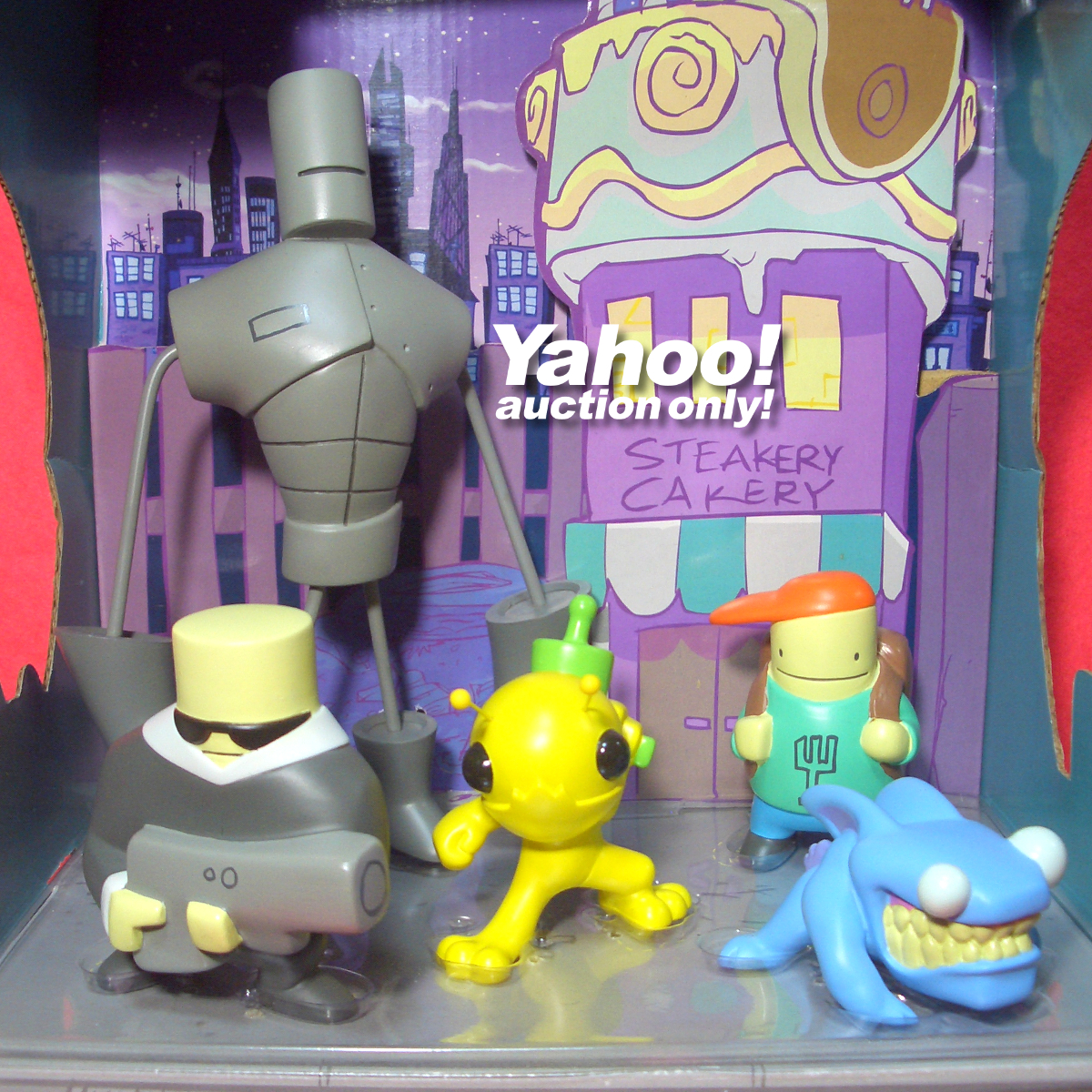ALIEN HOMINID soft vinyl figure set エイリアン・ホミニッド ALIEN HOMINID soft vinyl figure set エイリアン・ホミニッド