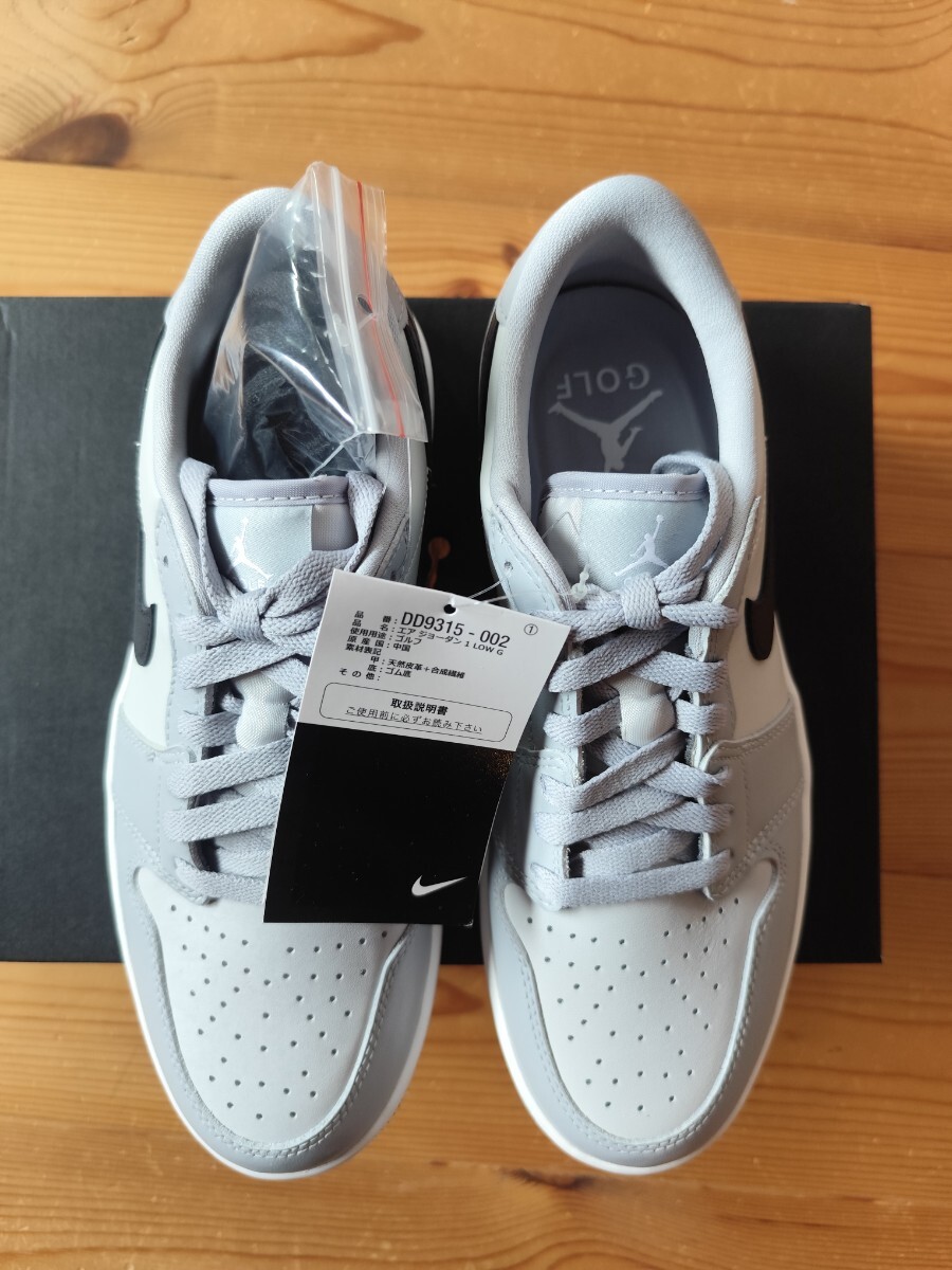 新品未使用 NIKE AIRJORDAN1 LOW G ウルフグレー 25.5cm
