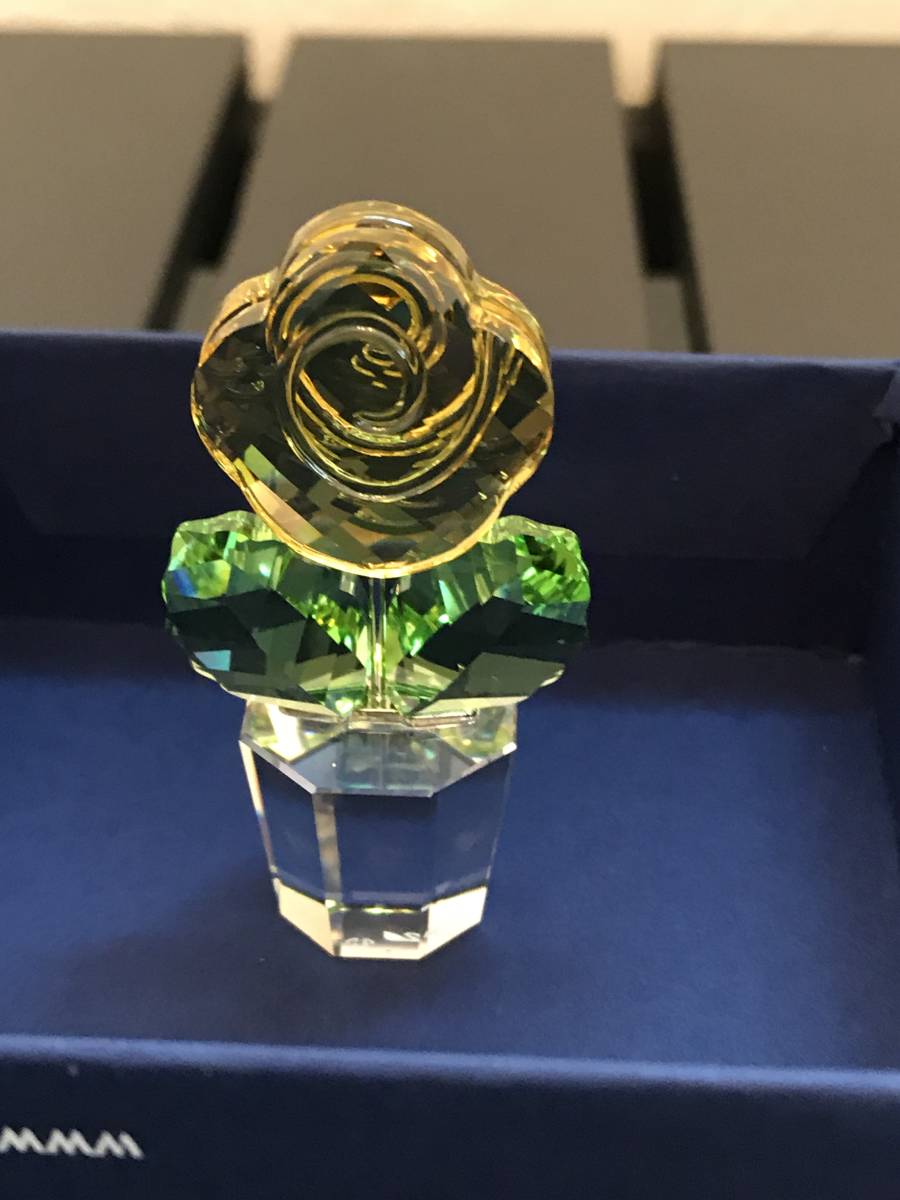  новый товар * Swarovski SWAROVSKI crystal [ rose желтый ]855895