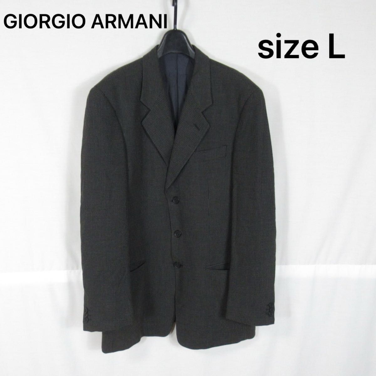 90s GIORGIO ARMANI ウール シルク テーラード ジャケット 90s GIORGIO ARMANI ウール シルク テーラード ジャケット