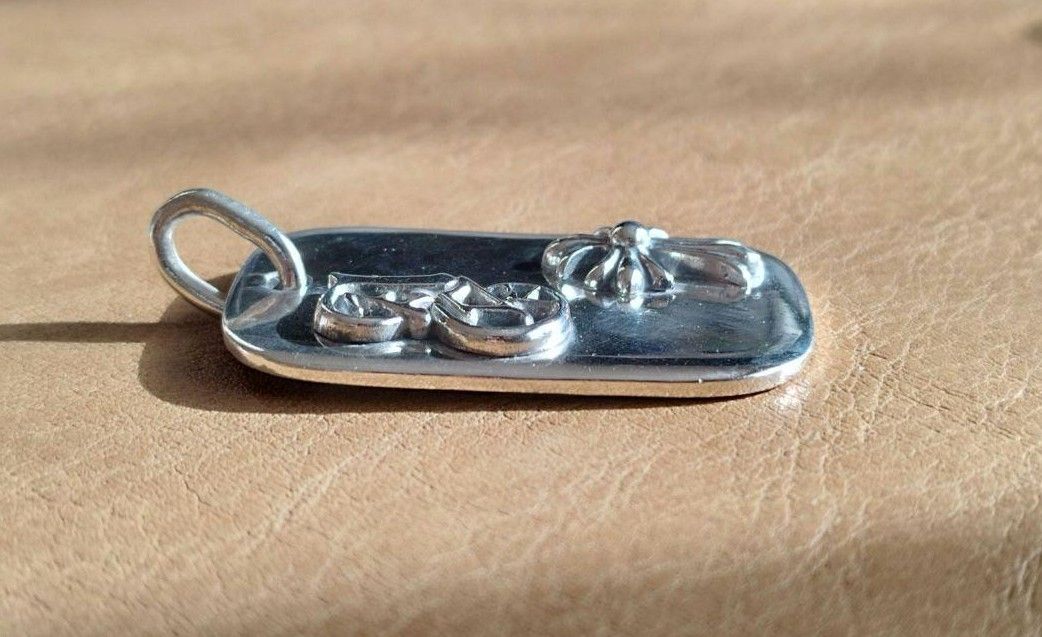 A&G ドッグタグ ネックレス silver925 クロス レア希少 トップ A&G ドッグタグ ネックレス silver925 クロス レア希少 トップ
